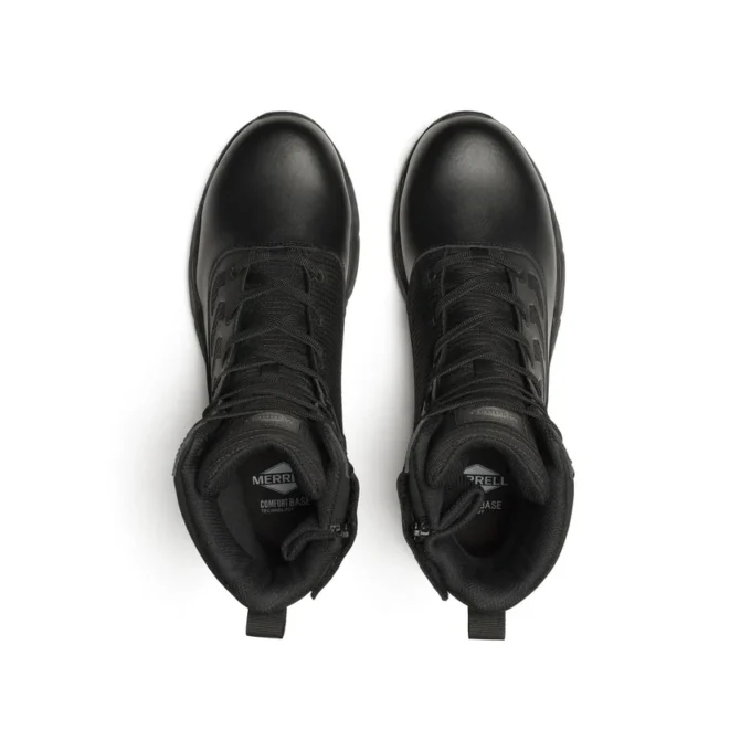 Bottes tactiques imperméables Fullbench 8&Prime; en fibre de carbone avec fermeture éclair pour homme