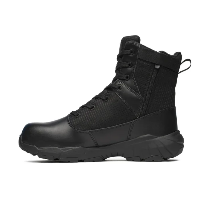 Bottes tactiques imperméables Fullbench 8&Prime; en fibre de carbone avec fermeture éclair pour homme