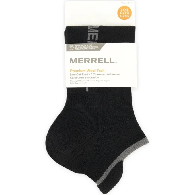 Chaussettes de trail basses en laine haut de gamme