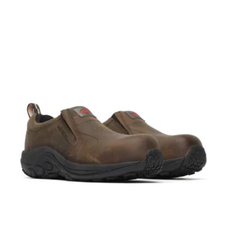 Chaussure de travail en cuir à bout renforcé Jungle Moc pour femme