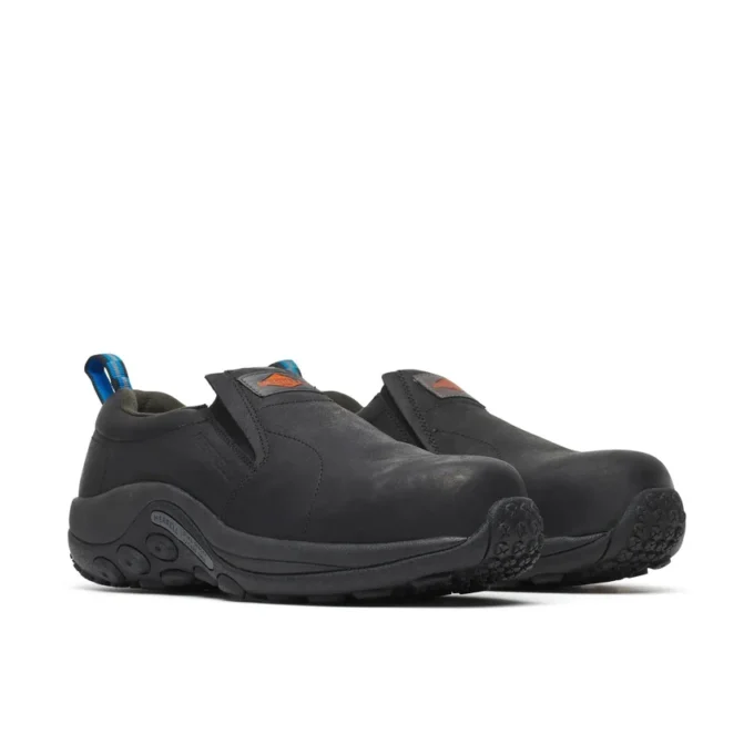 Chaussure de travail Jungle Moc en cuir à embout de sécurité pour homme, largeur large Chaussure de travail Jungle Moc en cuir à embout de sécurité pour homme, largeur large