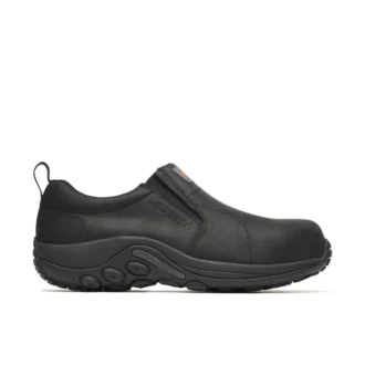 Chaussure de travail Jungle Moc en cuir pour homme, haute visibilité, fibre de carbone, largeur large