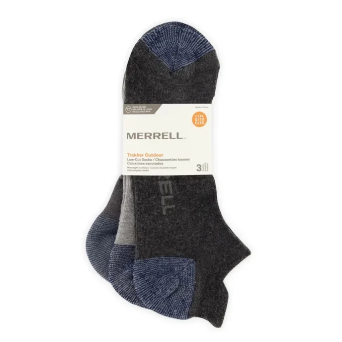 Lot de 3 paires de chaussettes basses Trekker Outdoor Lot de 3 paires de chaussettes basses Trekker Outdoor