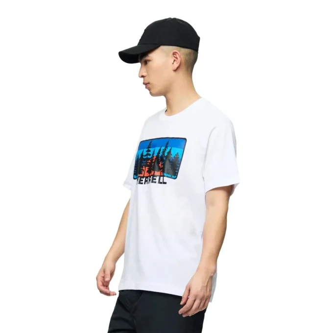 T-shirt graphique Forest Line pour homme T-shirt graphique Forest Line pour homme