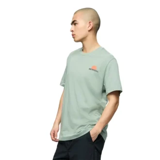 T-shirt graphique Sunset View pour homme